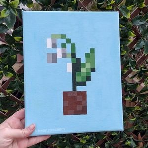 LILY Of The Valley Minecraft Painting